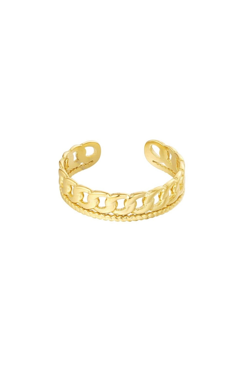 Ring met dubbel schakel