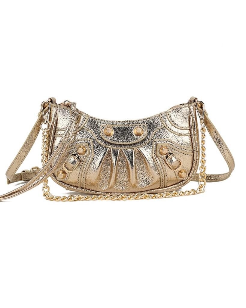 Tas Metallic kunstleer goud