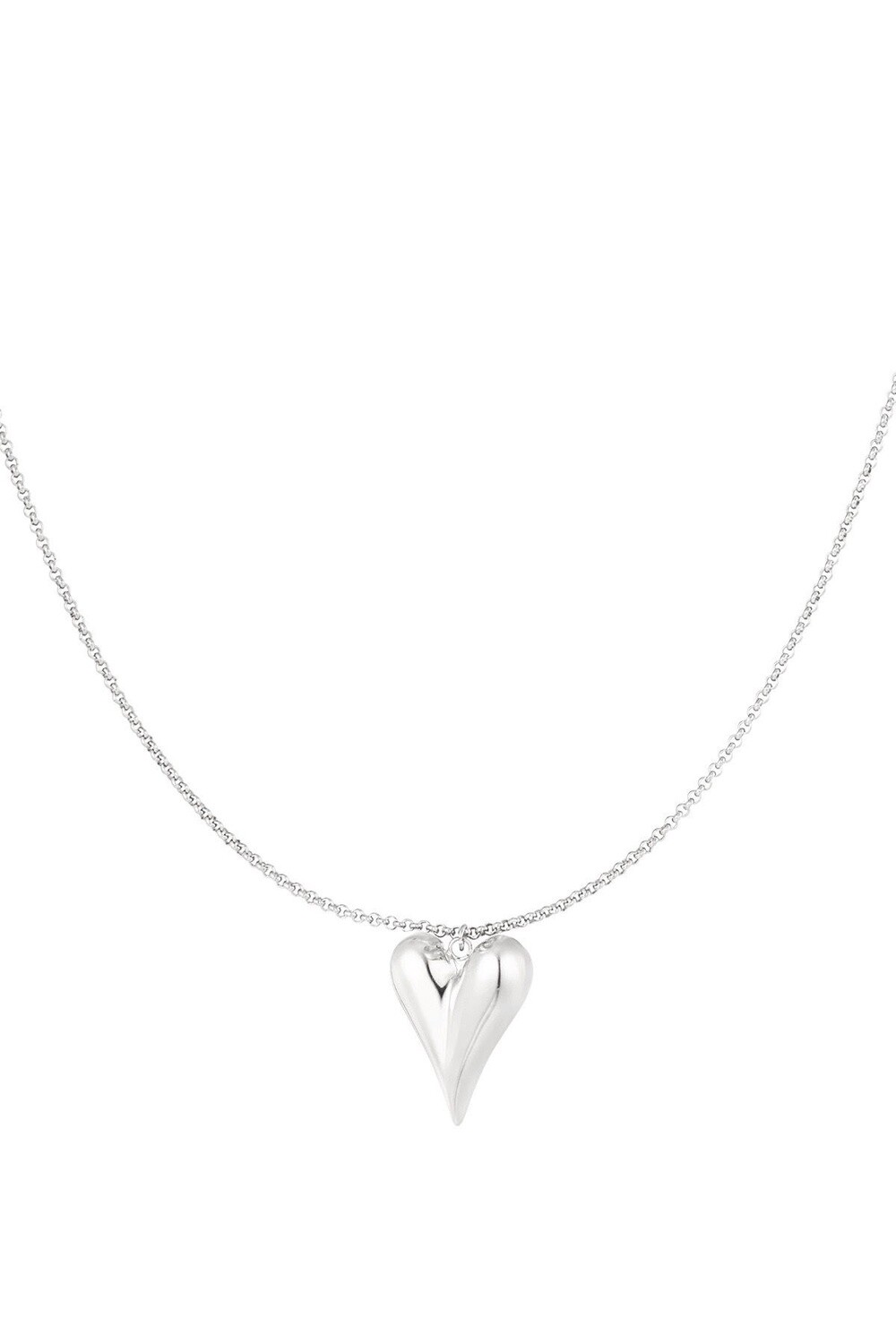 Ketting hart zilver