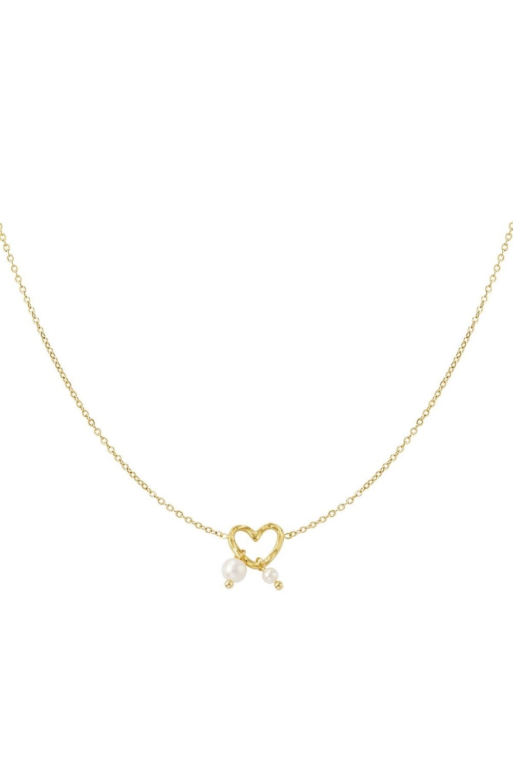 Ketting parel love goud