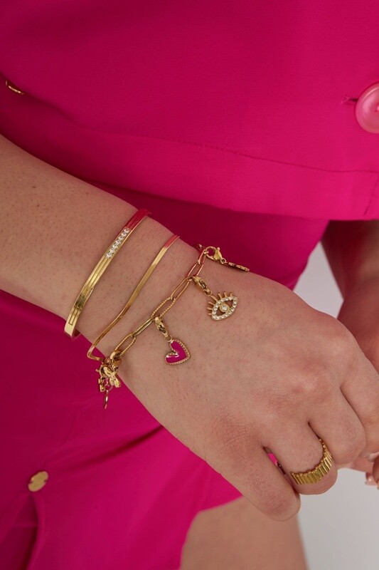 Armband eyes on you goud