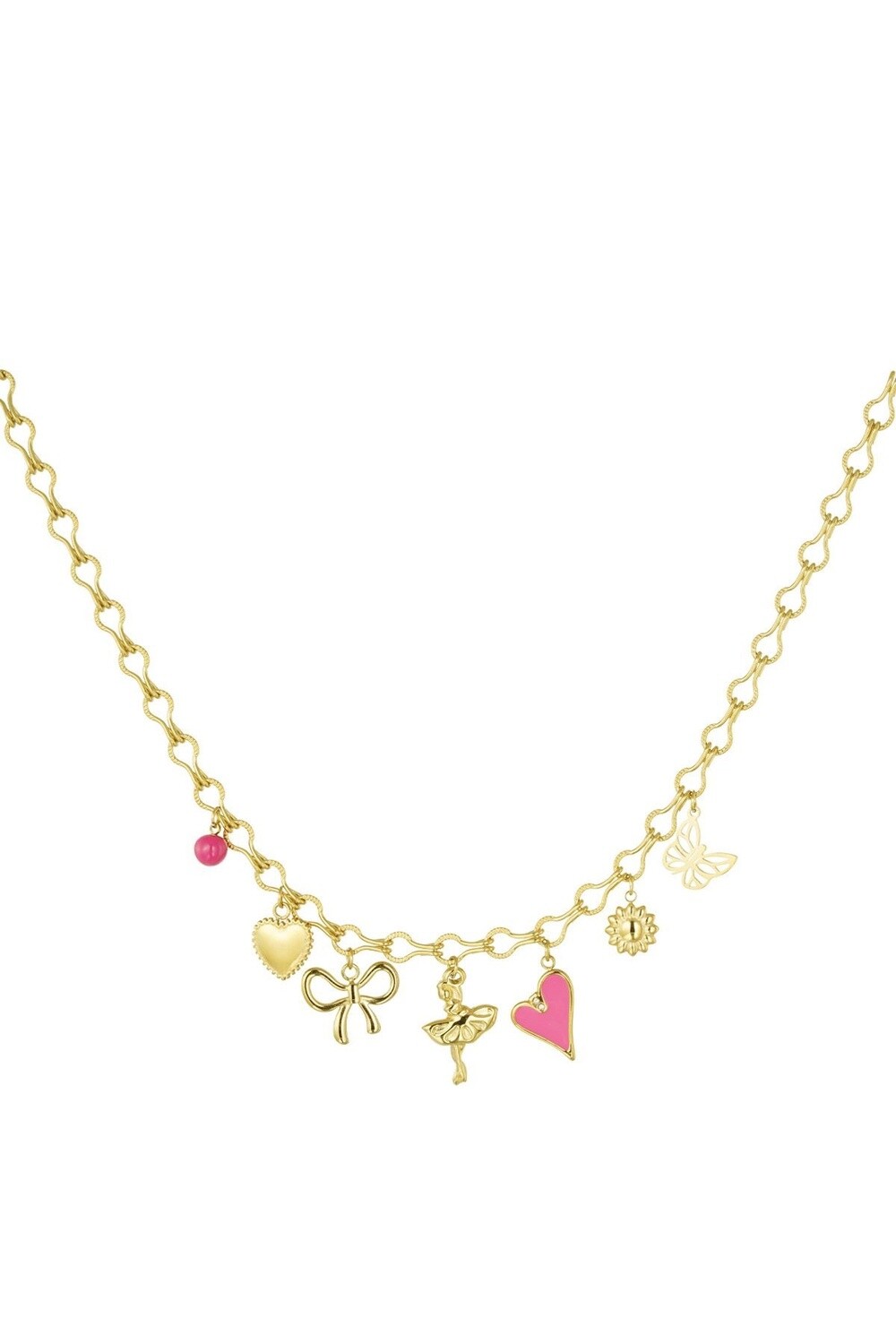 Ketting bedel dancing goud