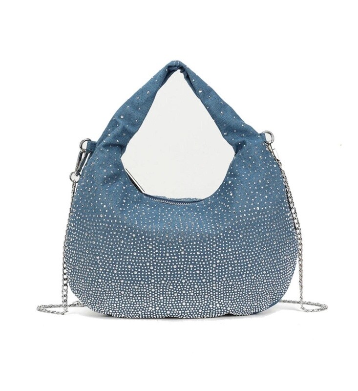 Tas jeans glitter