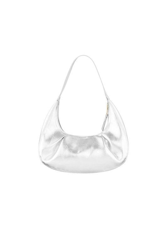 Tas met plooien zilver NU €19,95