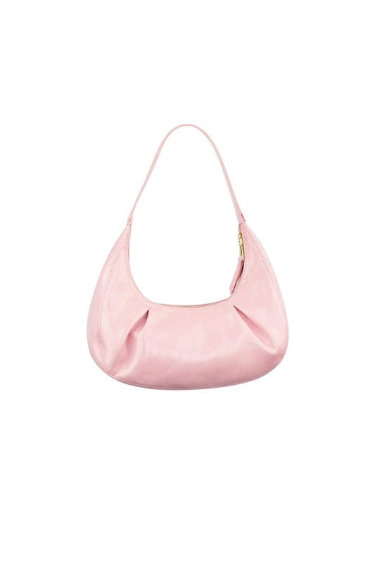 Tas met plooien roze