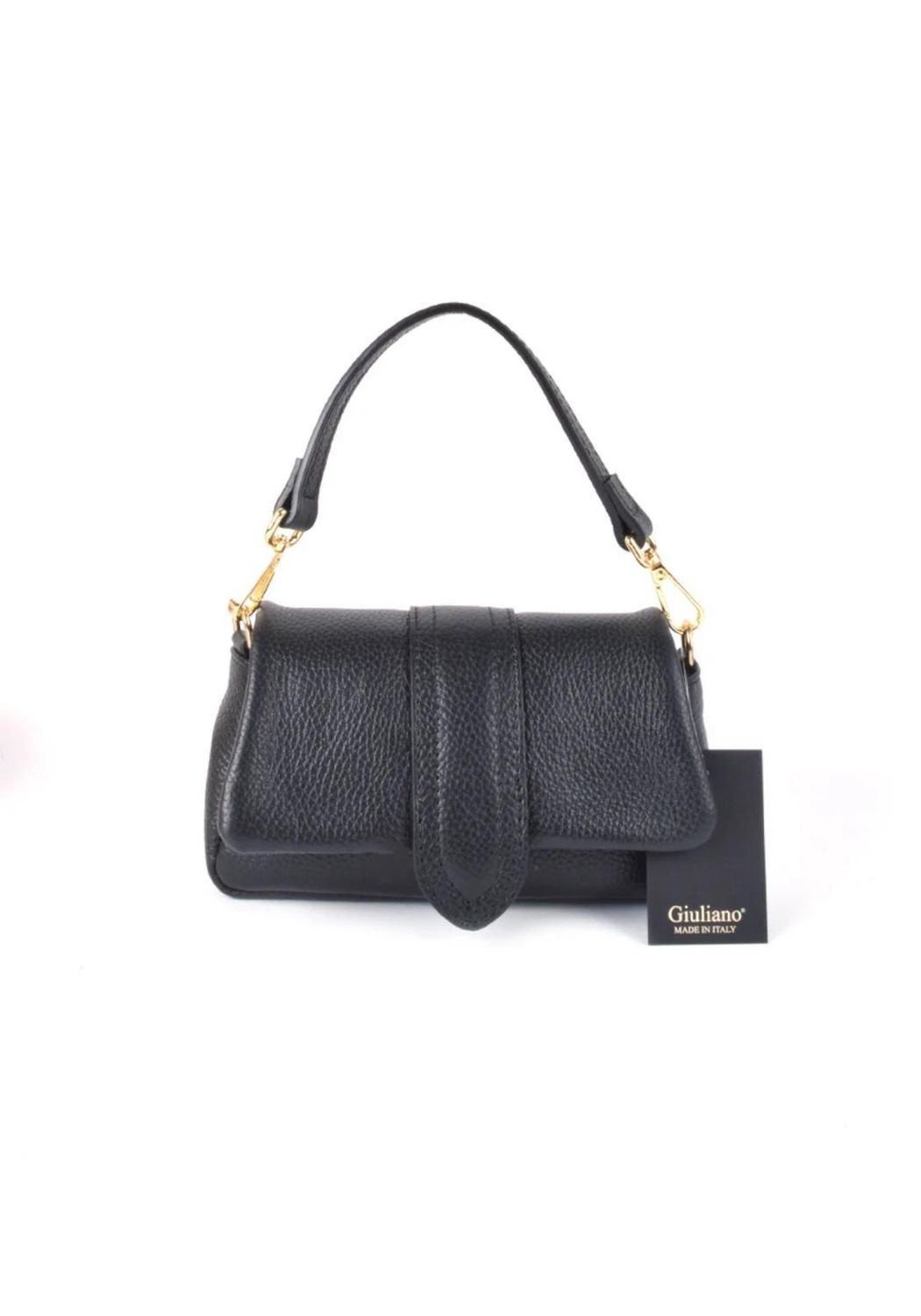 Tas new jack zwart leer