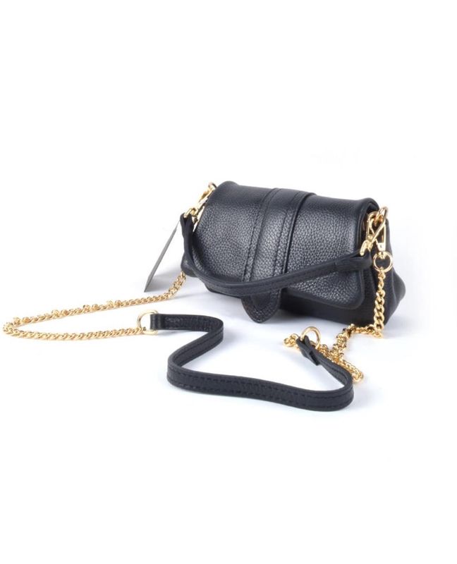 Tas new jack zwart leer
