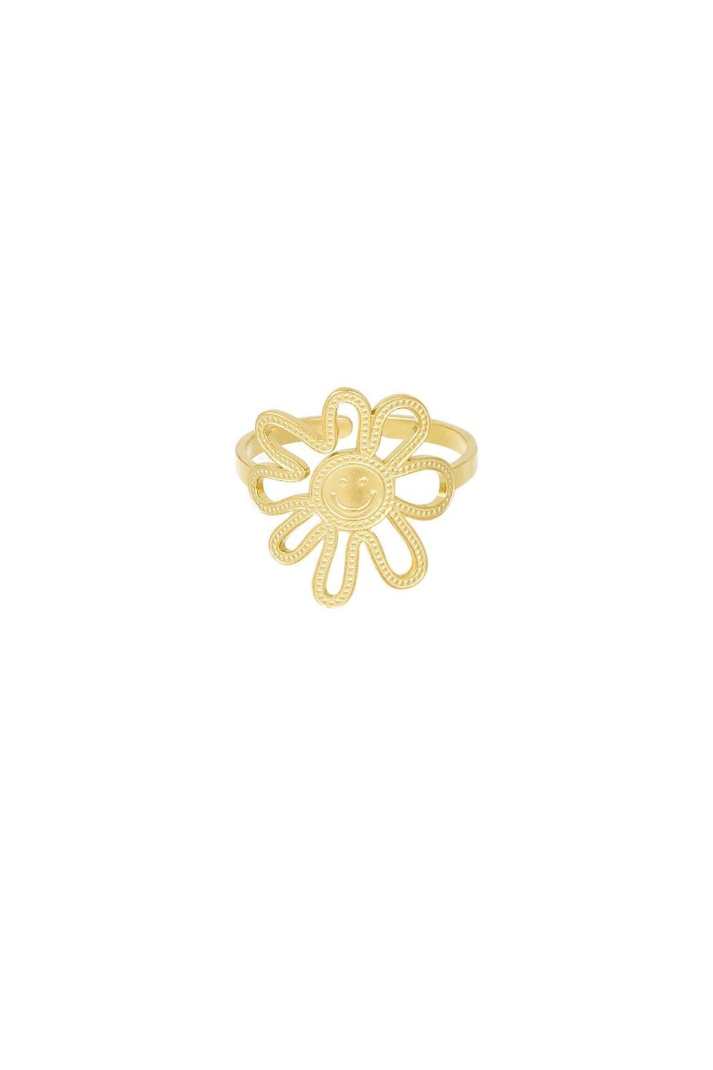 Ring happy flower
