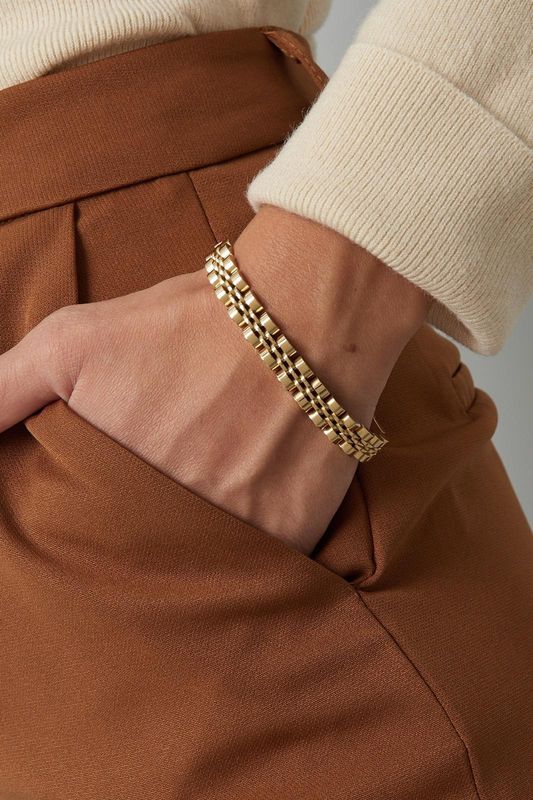 Armband schakel stoer