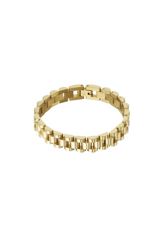 Armband schakel classic goud