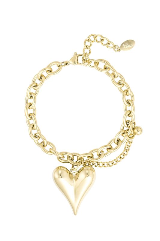 Armband Love life goud