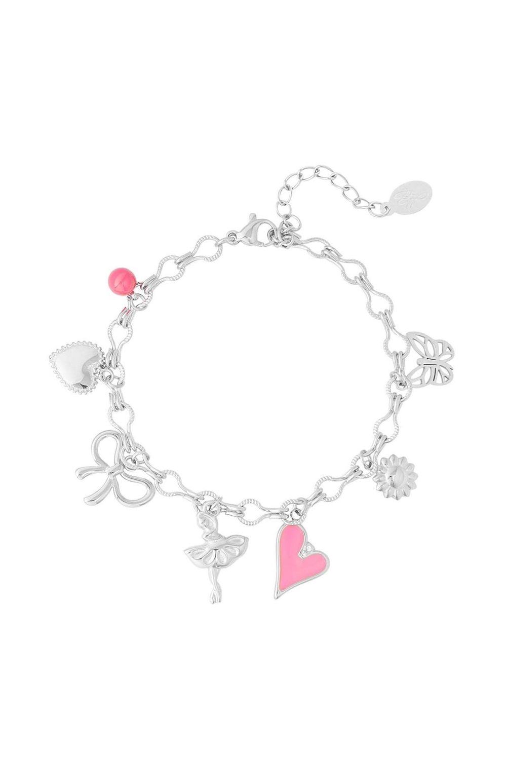 Armband dancing life zilver