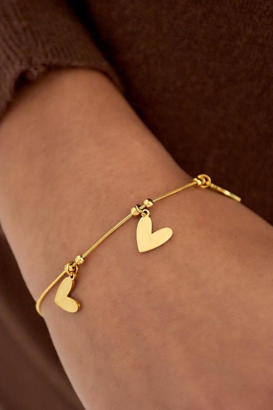 Armband hart en hart