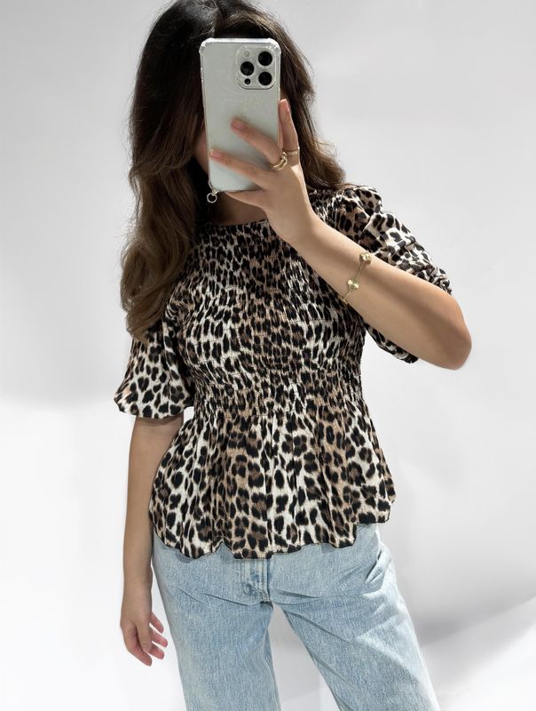 Top print panter S-M