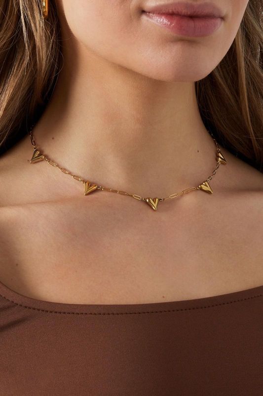 Ketting unfolded hart