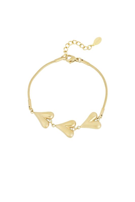 Armband unfolded hart