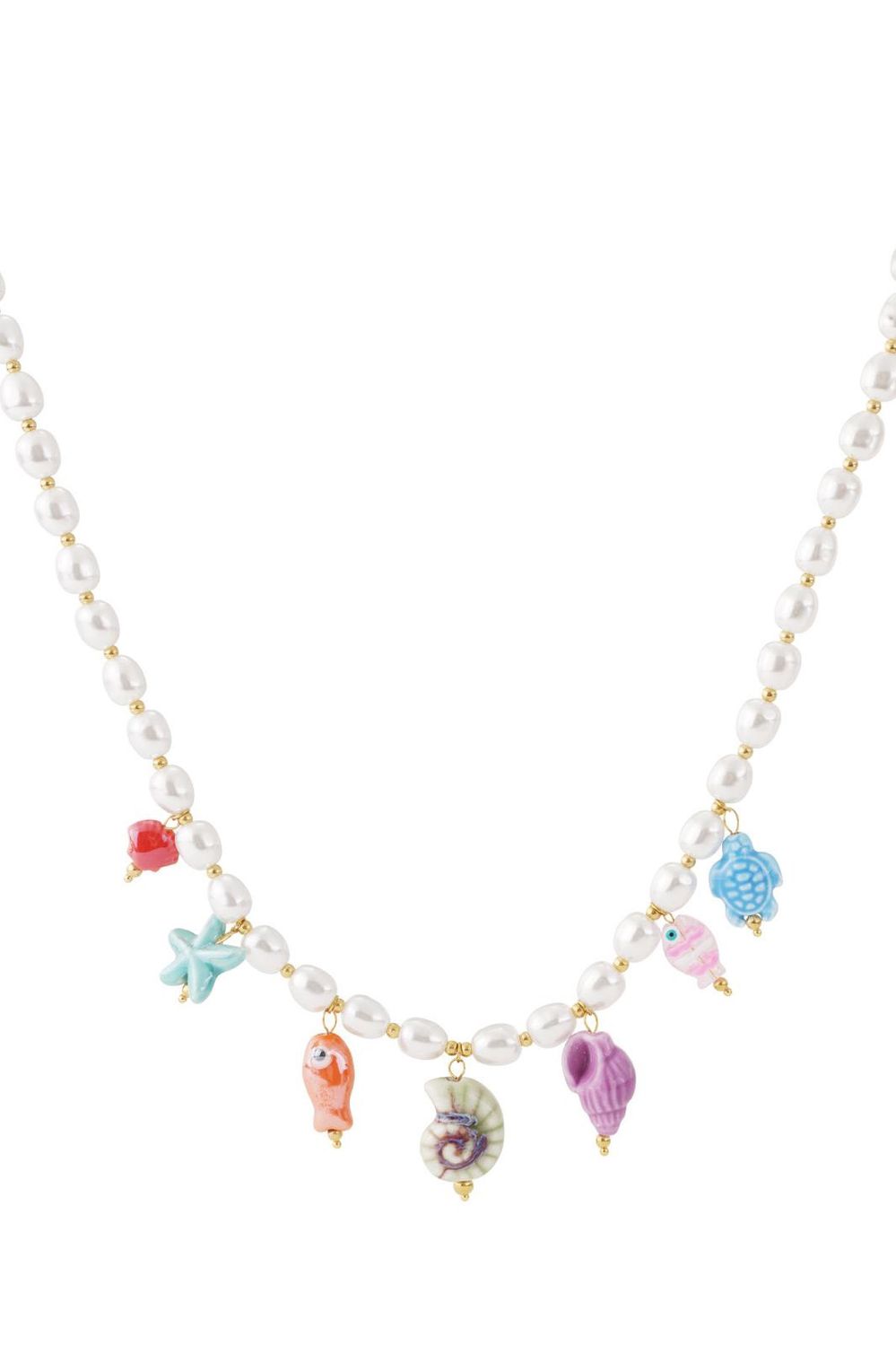 Ketting parel en kralen vakantie
