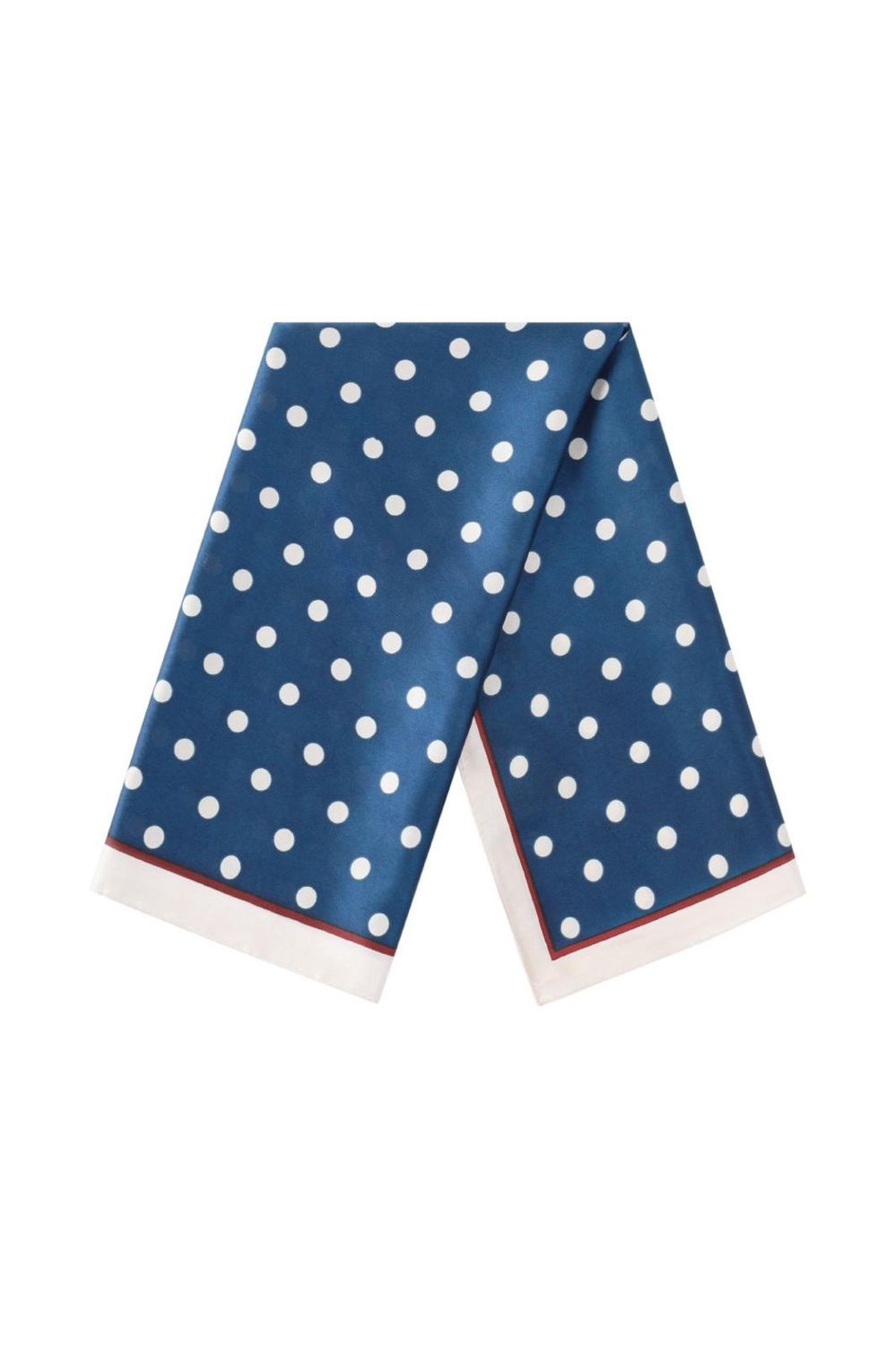 Sjaal dots blauw