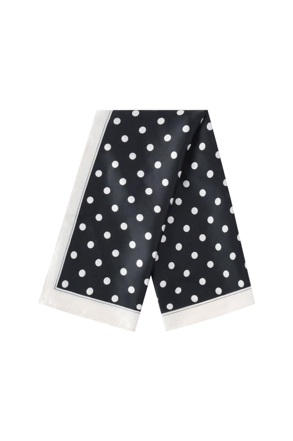 Sjaal  dots zwart