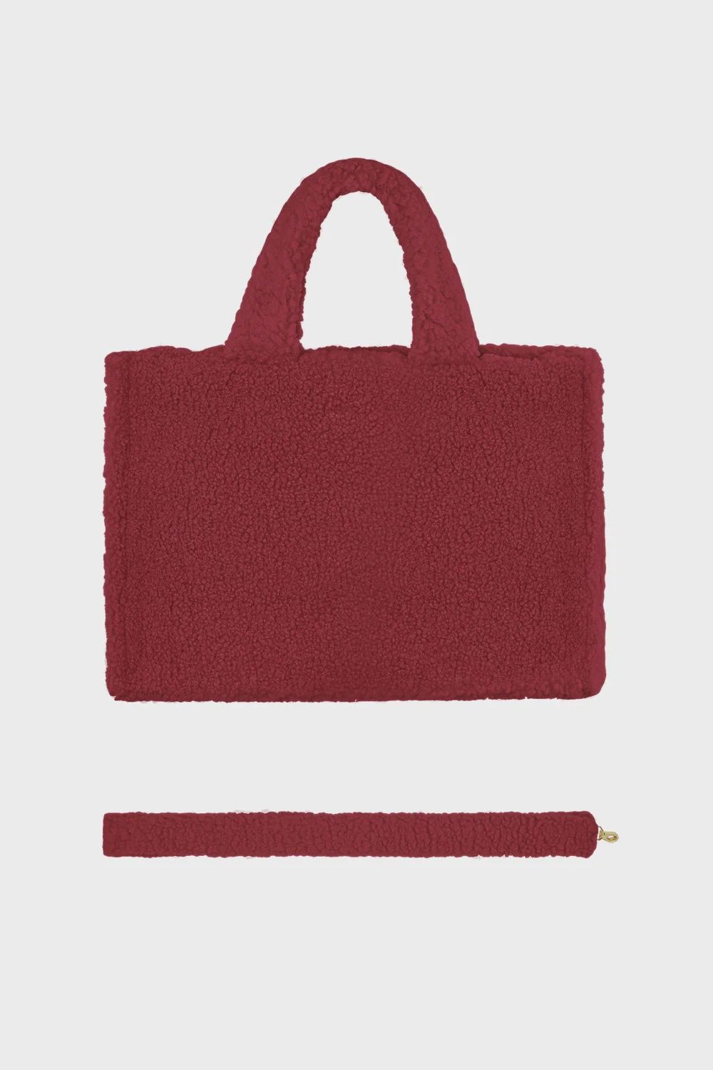 Fluffy Teddy tas Red