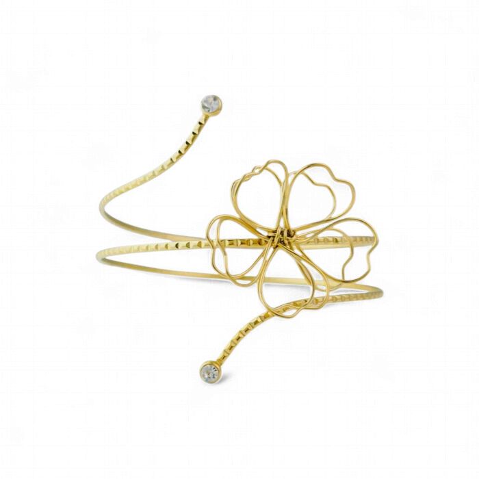 Armband bovenarm open bloem