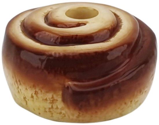 Kaarshouder kaneelbroodje