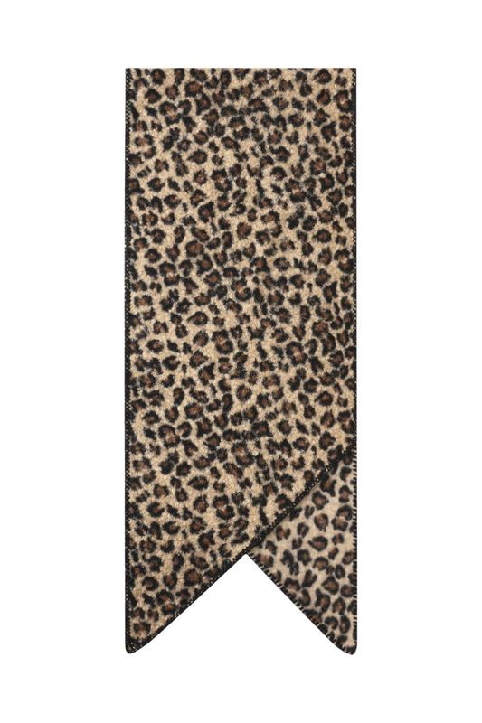 Sjaal luipaardprint winter
