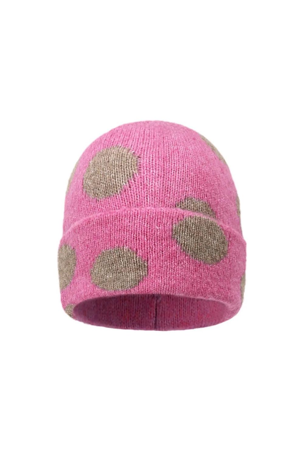 Muts stippen roze
