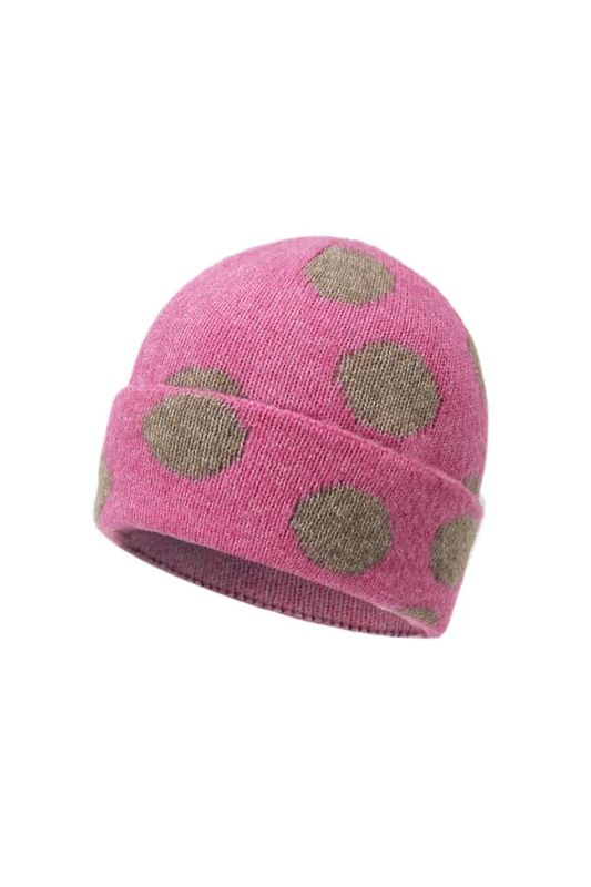 Muts stippen roze