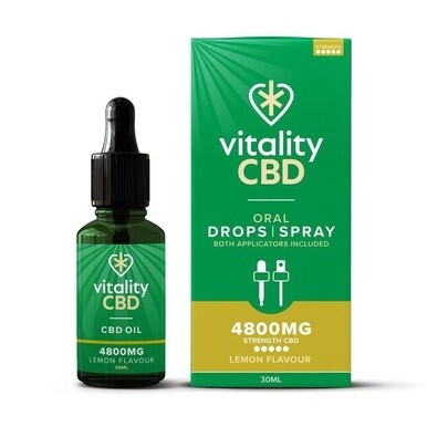 Vitality CBD Oral Drops Lemon Flavour