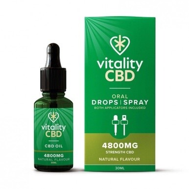 Vitality CBD Oral Drops Natural Flavour