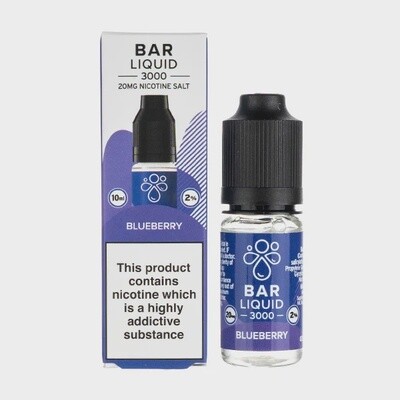 Bar liquid 3000 Blueberry, Strength: 10MG