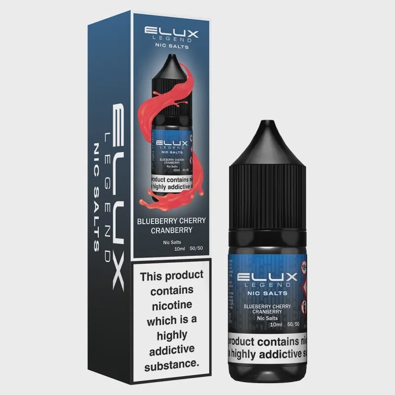 Elux Legend Blueberry Cherry Cranberry Nic Salt, Strength: 10MG