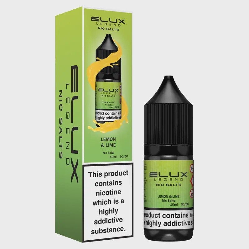 Elux Legend Lemon &amp; Lime Nic Salt, Strength: 10MG