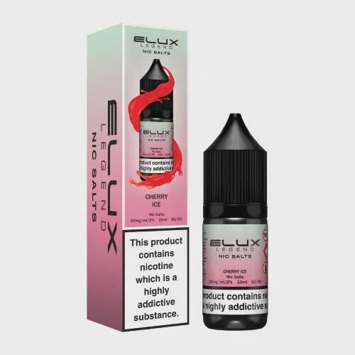 Elux Legend Cherry Ice Nic Salt, Strength: 10MG