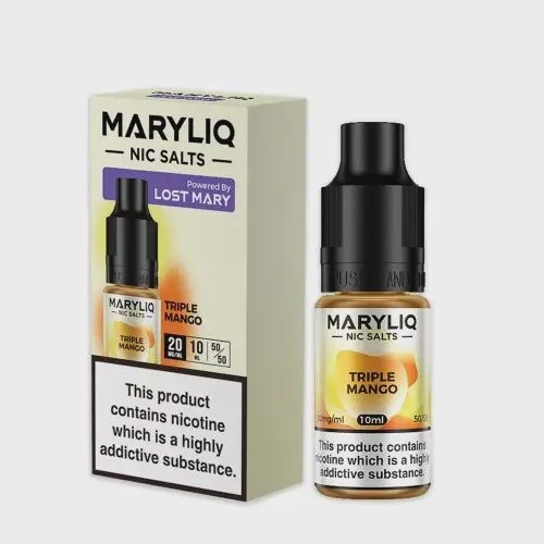 Lost Mary Mary Liq Nic salts 20MG, Flavour: Mary Liq Triple Mango 20MG