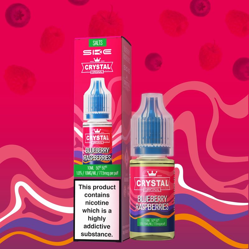 SKE Crystal Nic salt Blueberry Raspberries