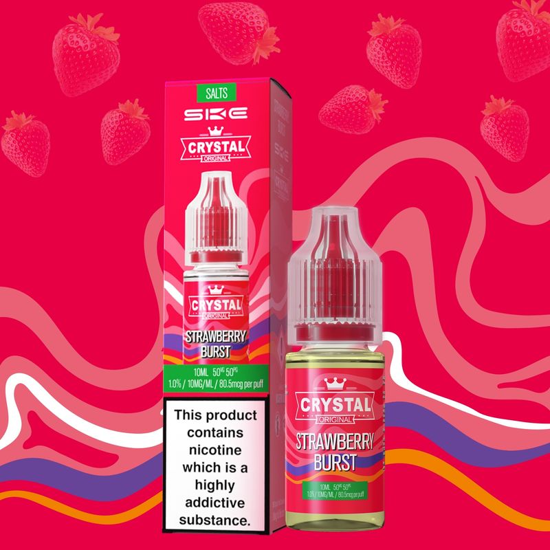 SKE Crystal Nic Salt Strawberry Burst
