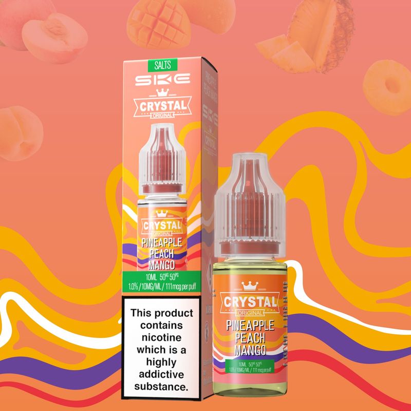 SKE Crystal Nic Salt Pineapple Peach Mango