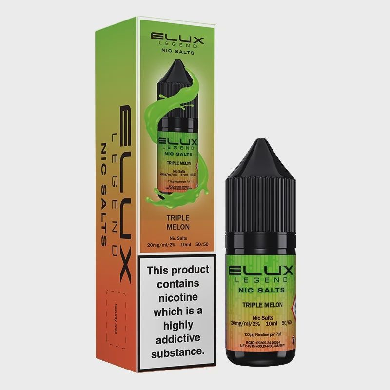 Elux Legend Triple Melon Nic Salt, Strength: 10MG