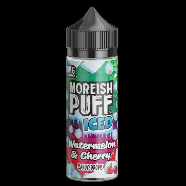 Moreish Puff ICED Candy Drops Watermelon &amp; Cherry 100ML