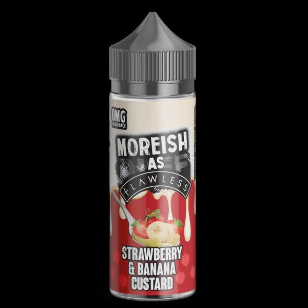 Moreish Puff Flawless Strawberry &amp; Banana Custard 100ML