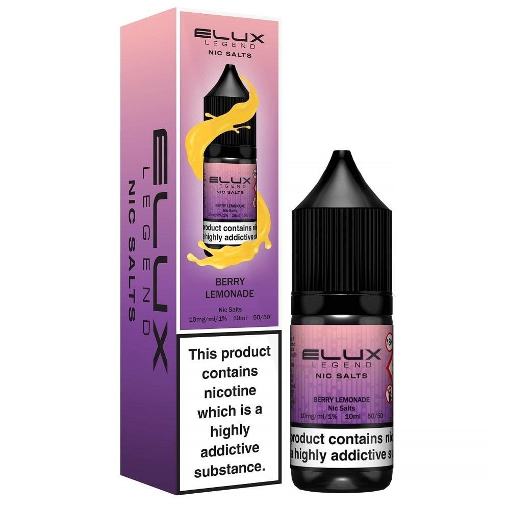 Elux Legend Nic Salt Berry Lemonade, Strength: 10MG