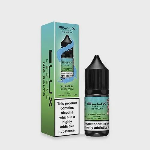 Elux Legend Nic Salt Blueberry Bubblegum, Strength: 10mg
