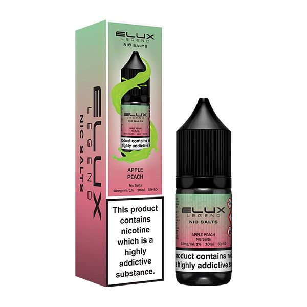 Elux Legend Nic Salt Apple Peach, Strength: 10MG