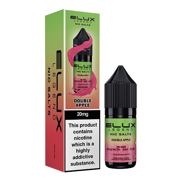 Elux Legend Nic Salt Double Apple, Strength: 10MG