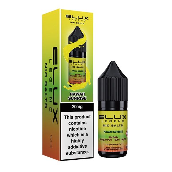 Elux Legend Nic Salt Hawaii Sunrise, Strength: 10MG