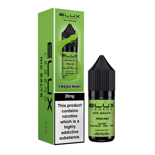 Elux Legend Nic Salt Fresh Mint, Strength: 10MG