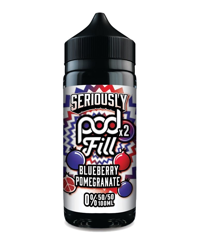 Seriously Pod Fill X2 50/50 Blueberry Pomegranate