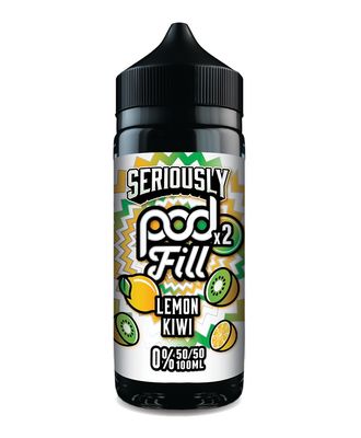 Seriously Pod Fill X2 50/50 Lemon Kiwi